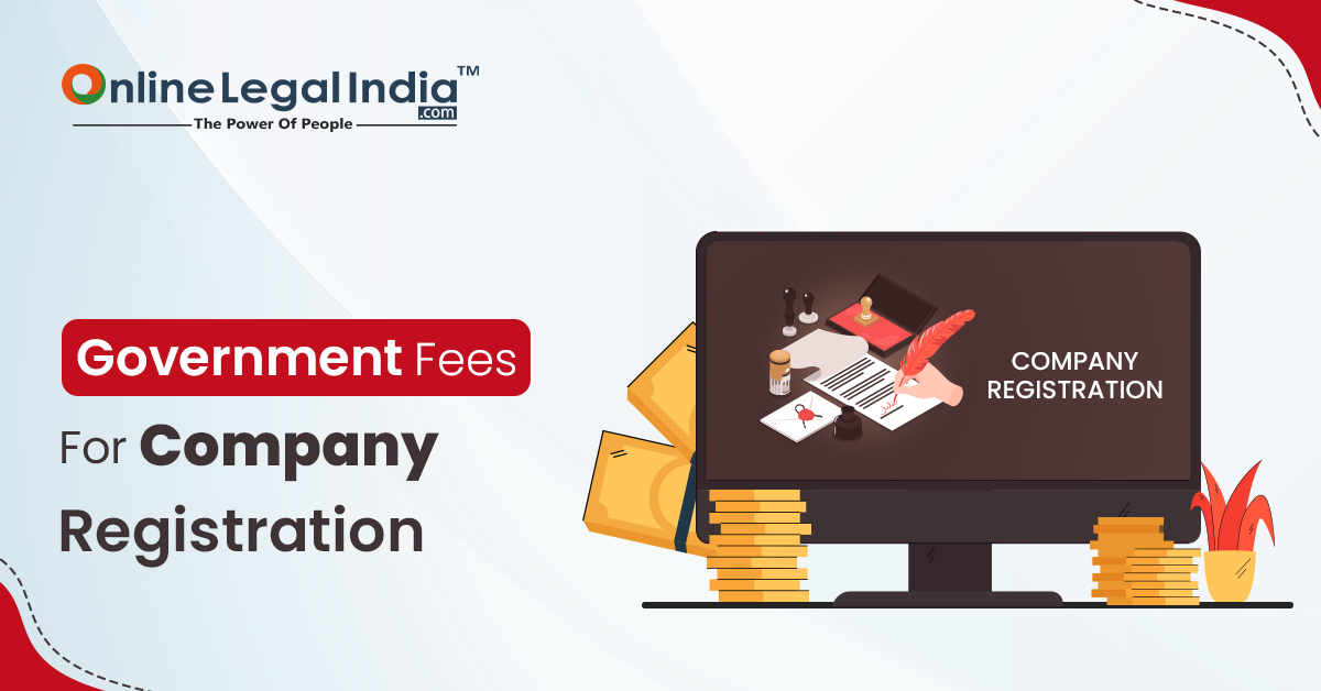 Government Fees for Company Registration in India