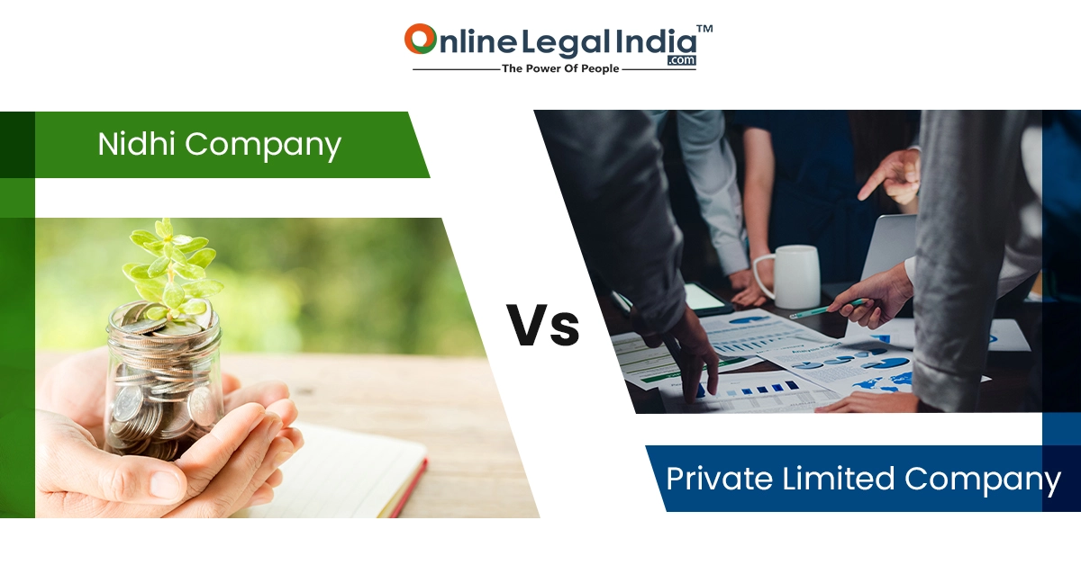 
                    Private Limited Company and Nidhi Company