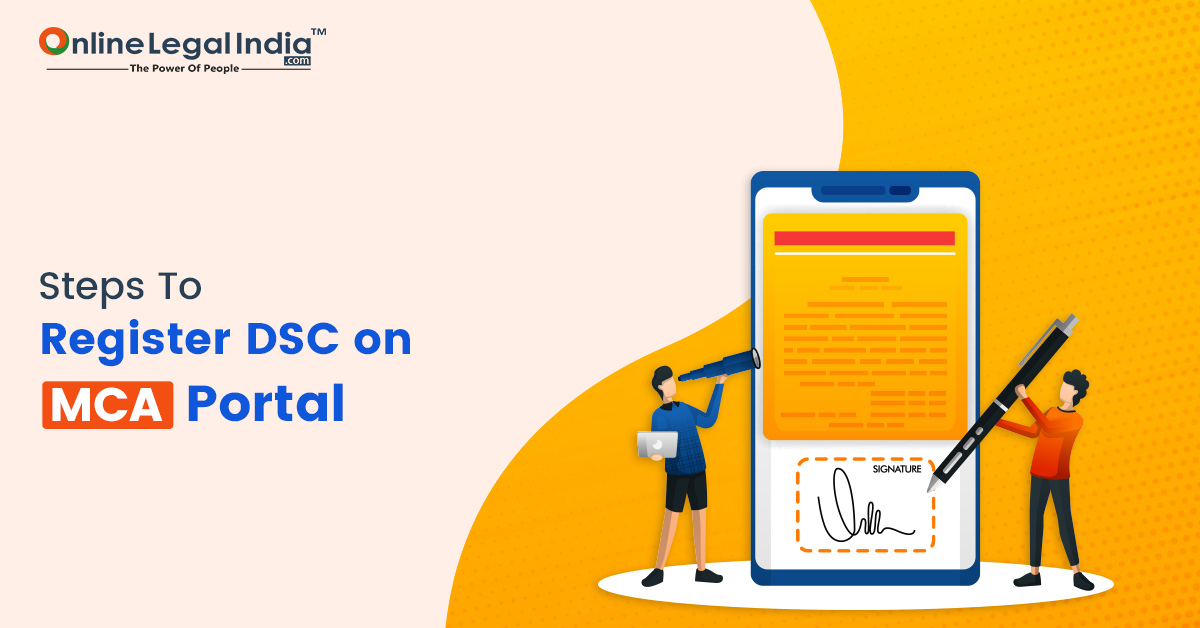 
                    Steps To Register DSC on MCA Portal