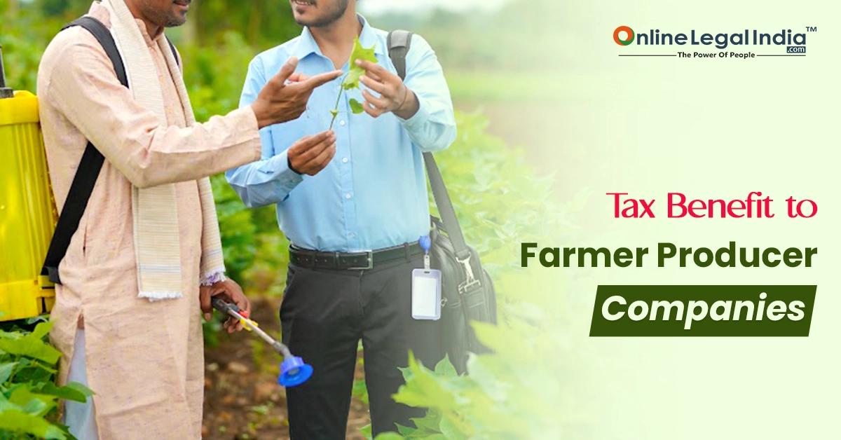 farmer producer company tax benefits