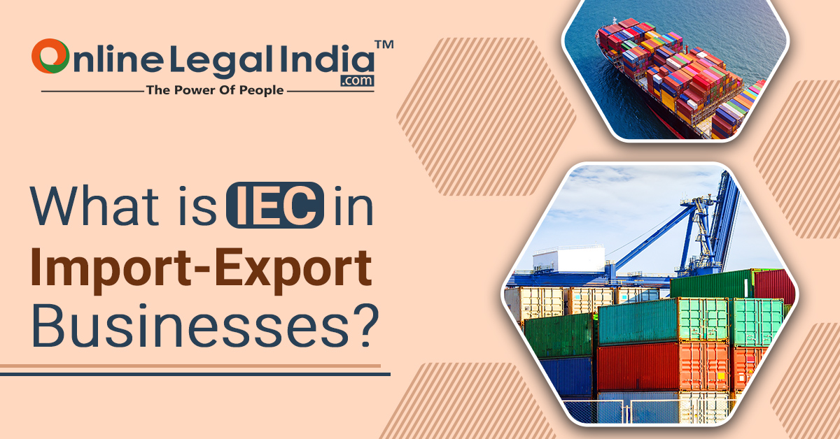 IEC code for import & export
