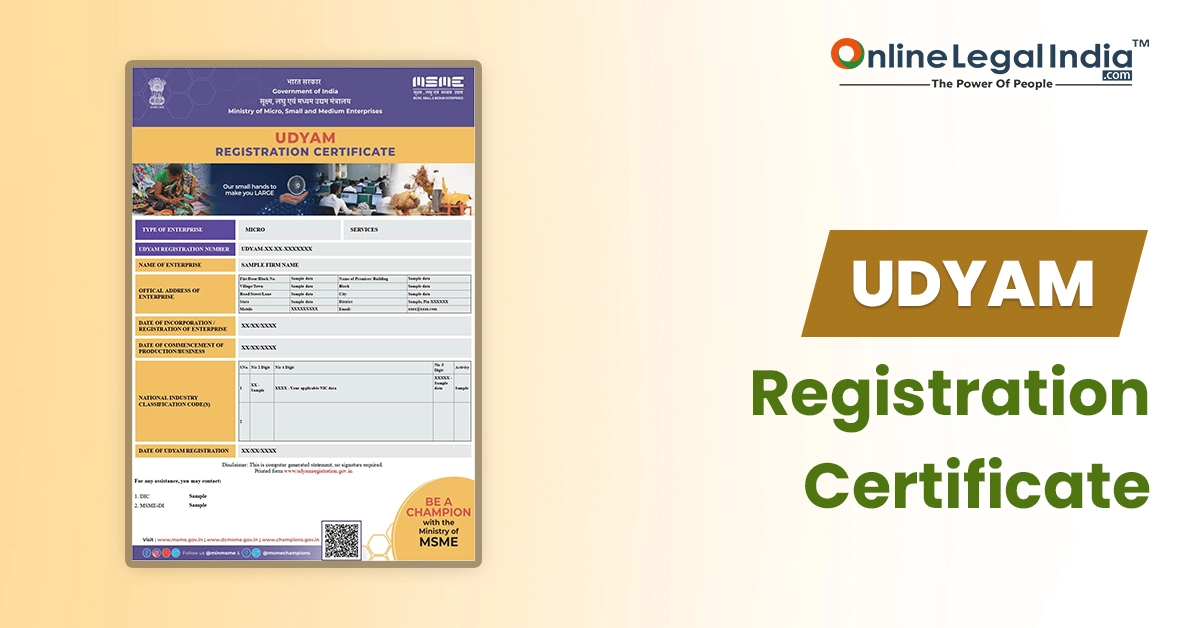 UDYAM Registration Certificate